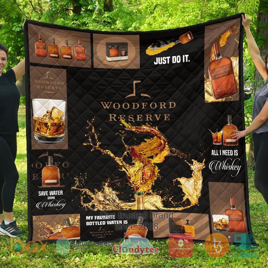 woodd reserve all i need is whisky quilt blanket 2 84435