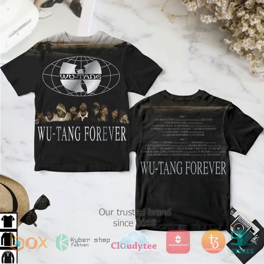 wu tang forever album 3d t shirt 1 12062
