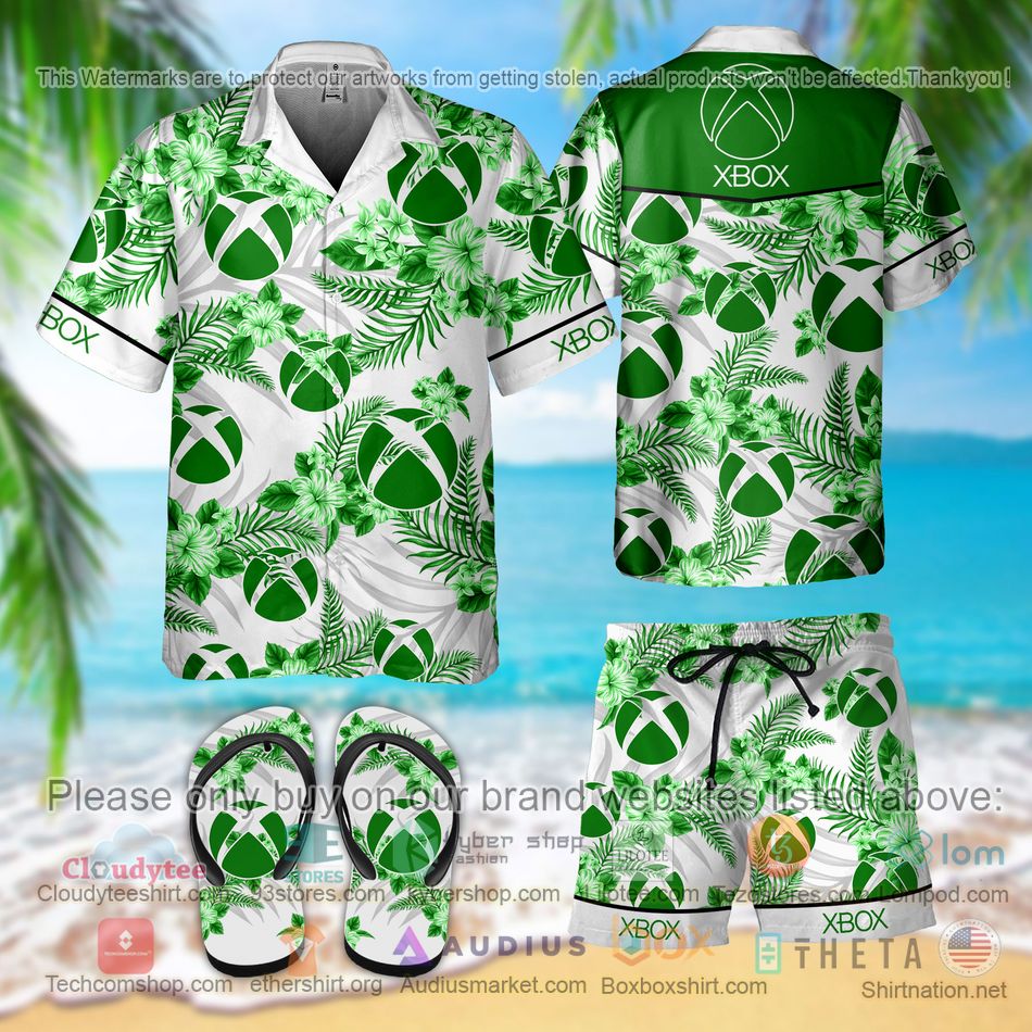 xbox hawaiian shirt shorts 1 90584