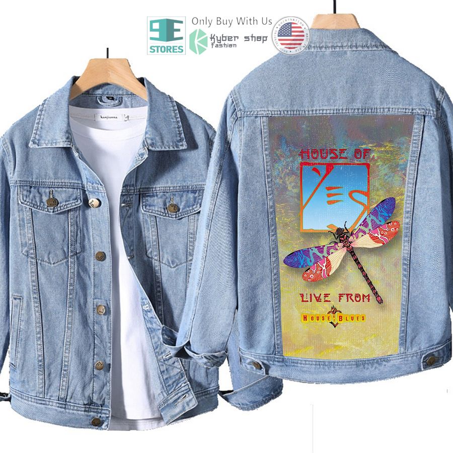 yes band house of yes live from house of blues album denim jacket 1 64813