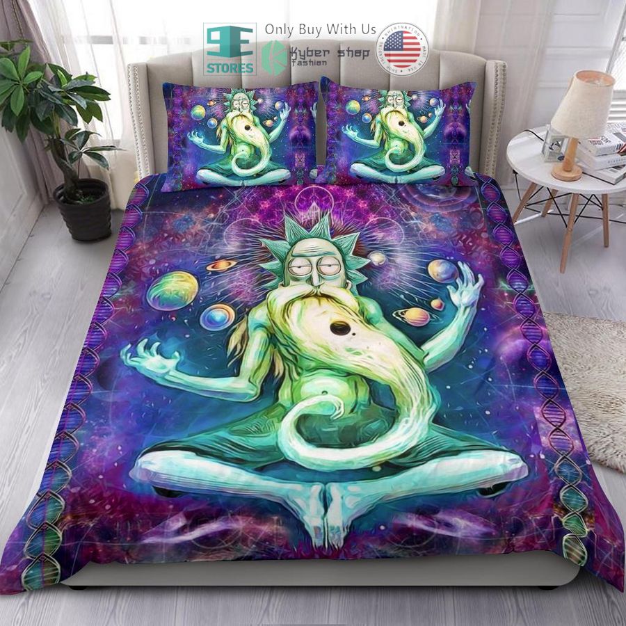 yoga cosmic rick bedding set 1 25995