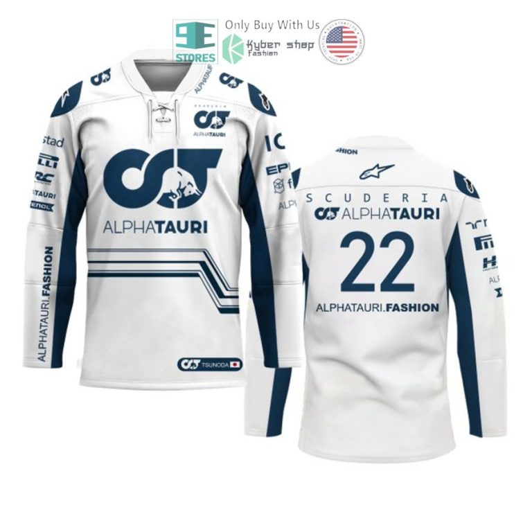 yuki tsunoda alphatauri f1 team hockey jersey 1 82086