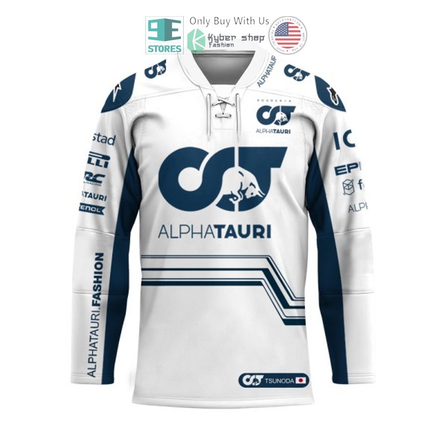 yuki tsunoda alphatauri f1 team hockey jersey 2 32646