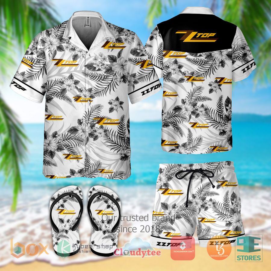 zz top band hawaiian shirt shorts 1 86807