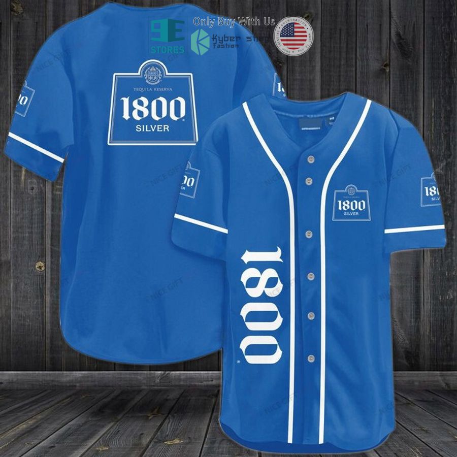 1800 tequila logo blue baseball jersey 1 21079