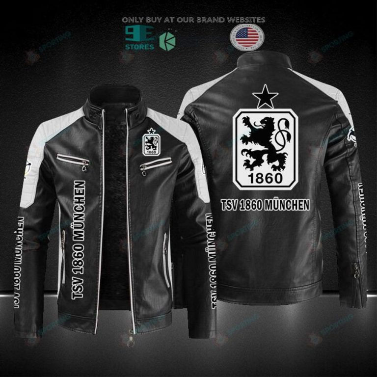 1860 munich block leather jacket 1 15737