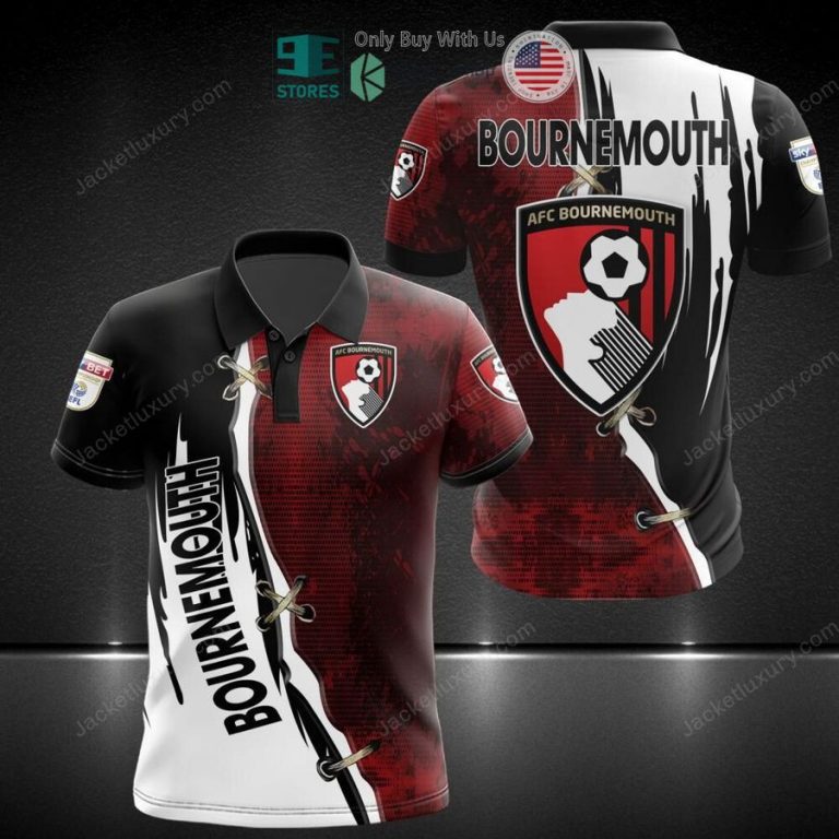 a f c bournemouth 3d polo shirt hoodie 1 92476