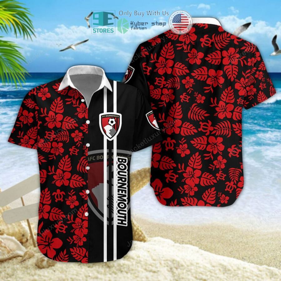 a f c bournemouth hawaiian shirt shorts 1 76810