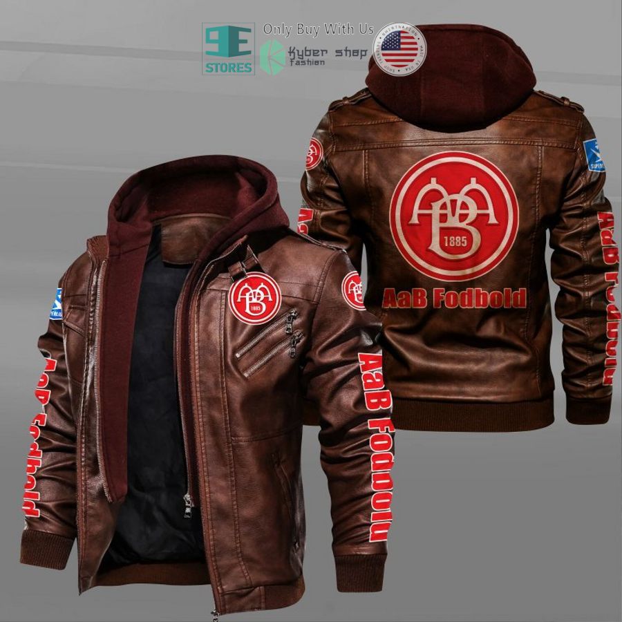 aab fodbold leather jacket 2 43677