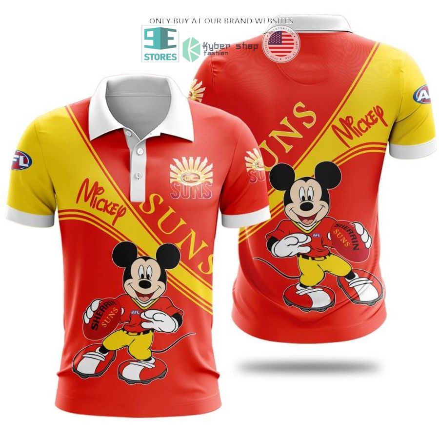 afl gold coast suns football club mickey mouse shirt hoodie 1 82193