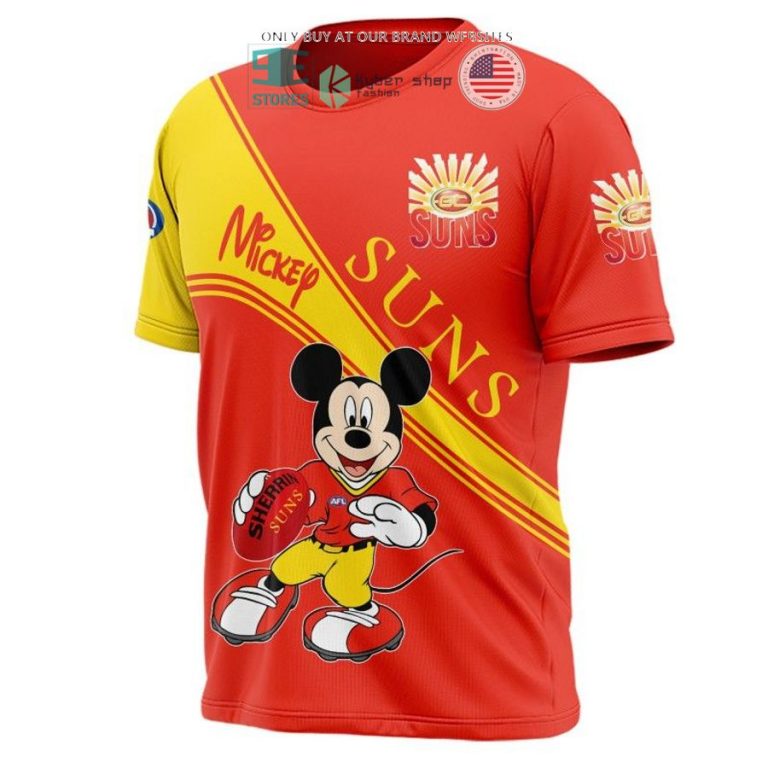 afl gold coast suns football club mickey mouse shirt hoodie 3 74436