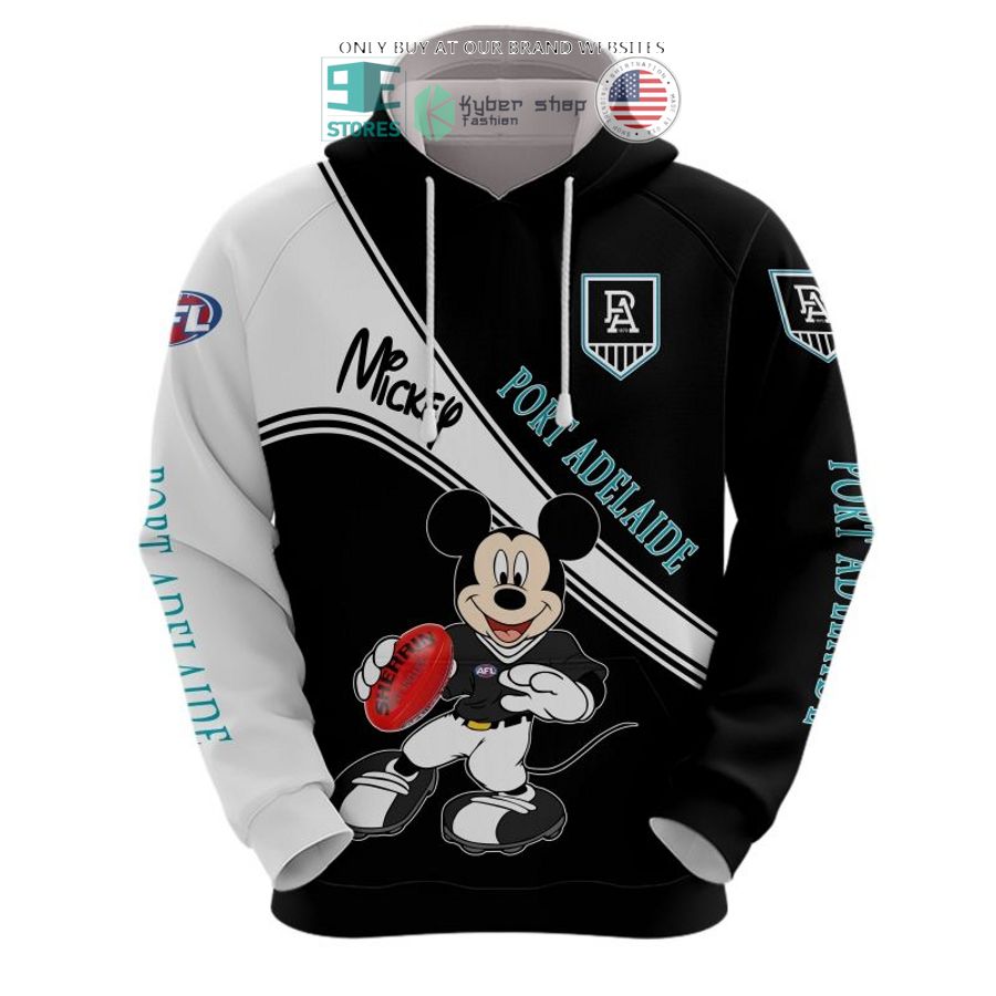 afl port adelaide power mickey mouse shirt hoodie 2 64407
