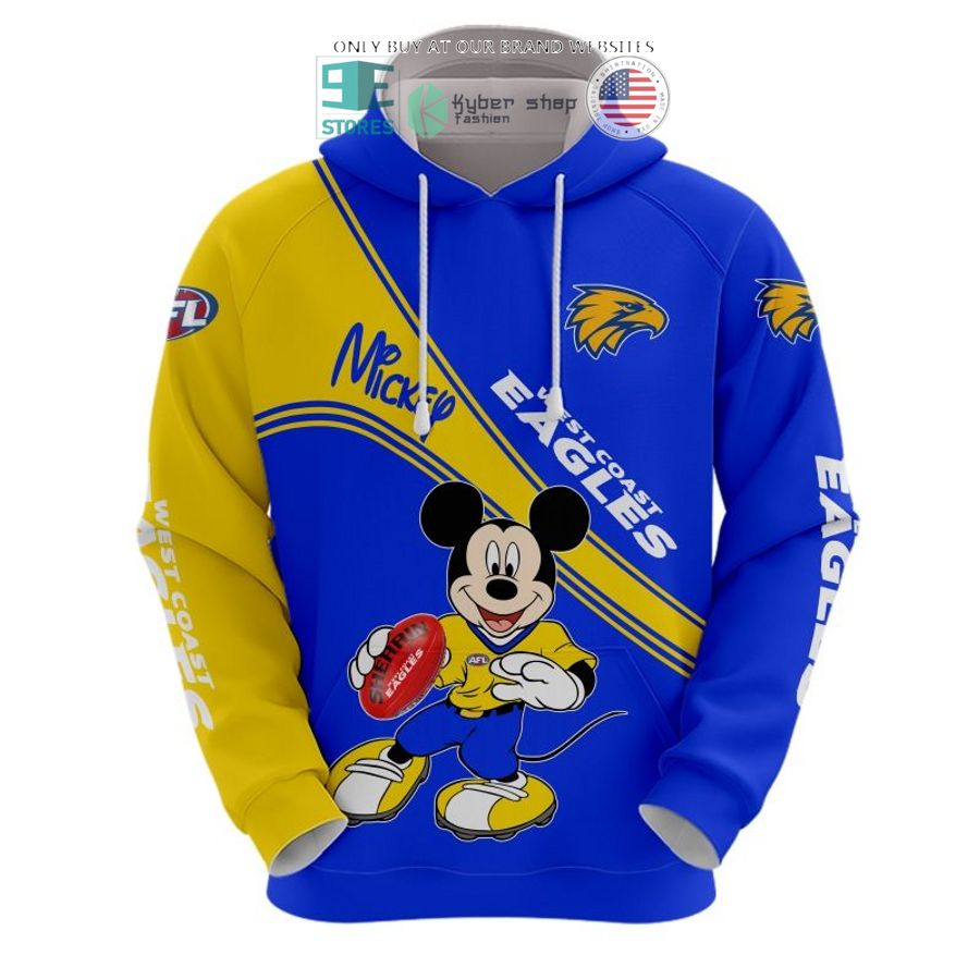 afl west coast eagles mickey mouse shirt hoodie 2 15906