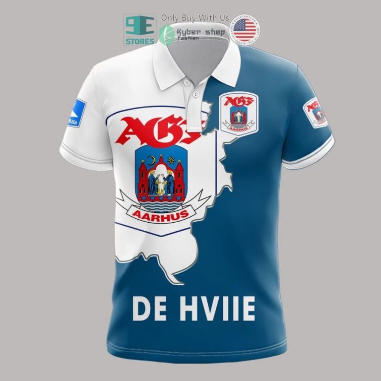 agf aarhus de hviie logo 3d polo shirt hoodie 1 35851