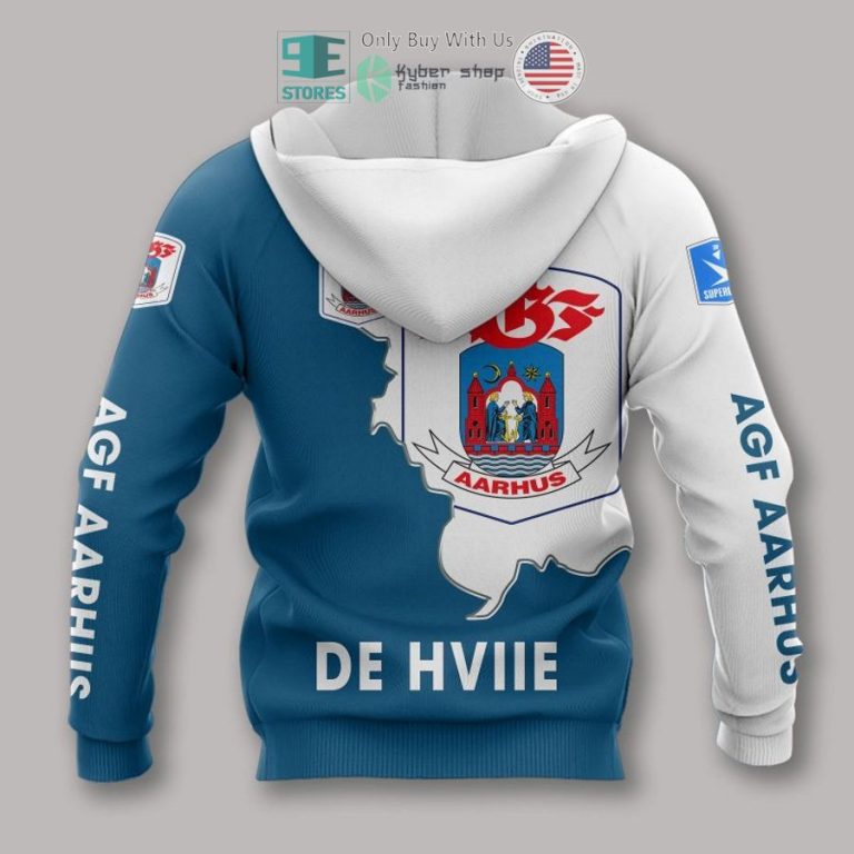 agf aarhus de hviie logo 3d polo shirt hoodie 3 24980