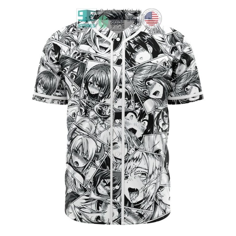 ahegao anime collage baseball jersey 1 29951