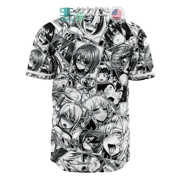 ahegao anime collage baseball jersey 3 3175