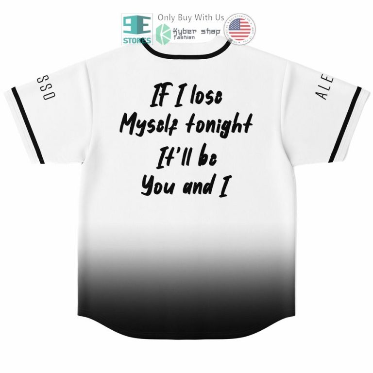 alesso logo if i lose myself tonight itll be you and i baseball jersey 2 1674