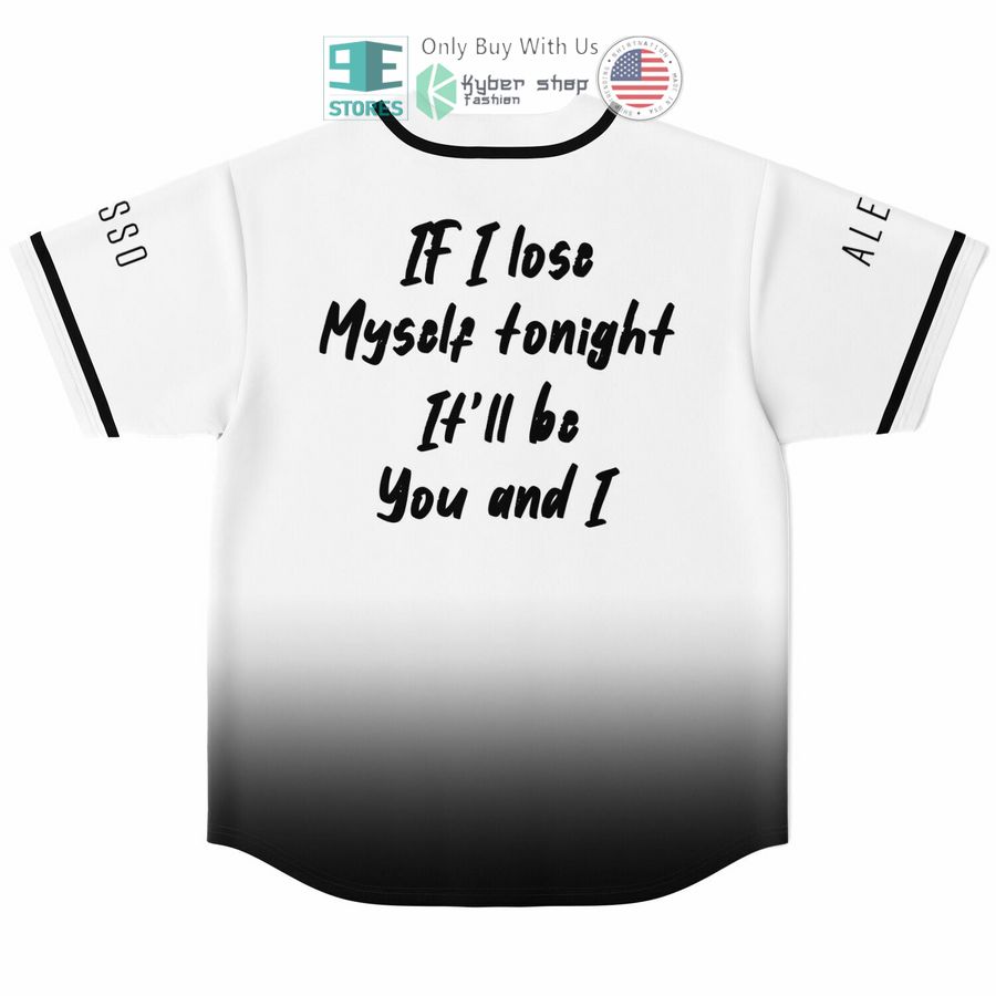 alesso logo if i lose myself tonight itll be you and i baseball jersey 2 1674