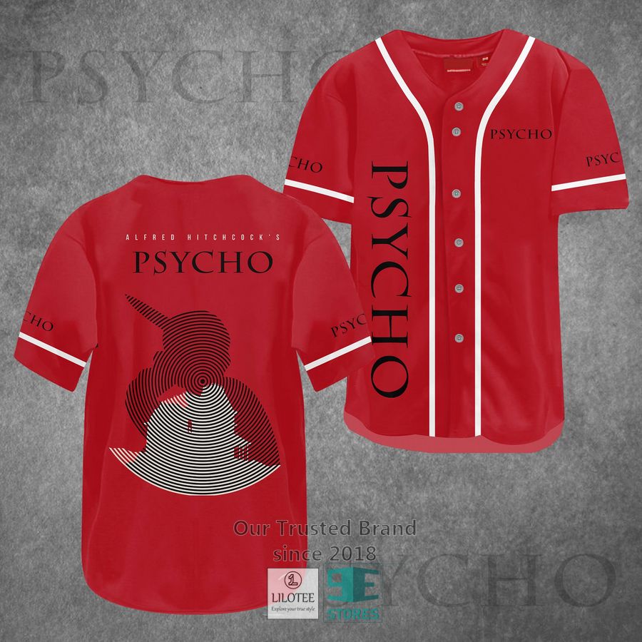 alfred hitchcock psycho horror movie baseball jersey 1 53380