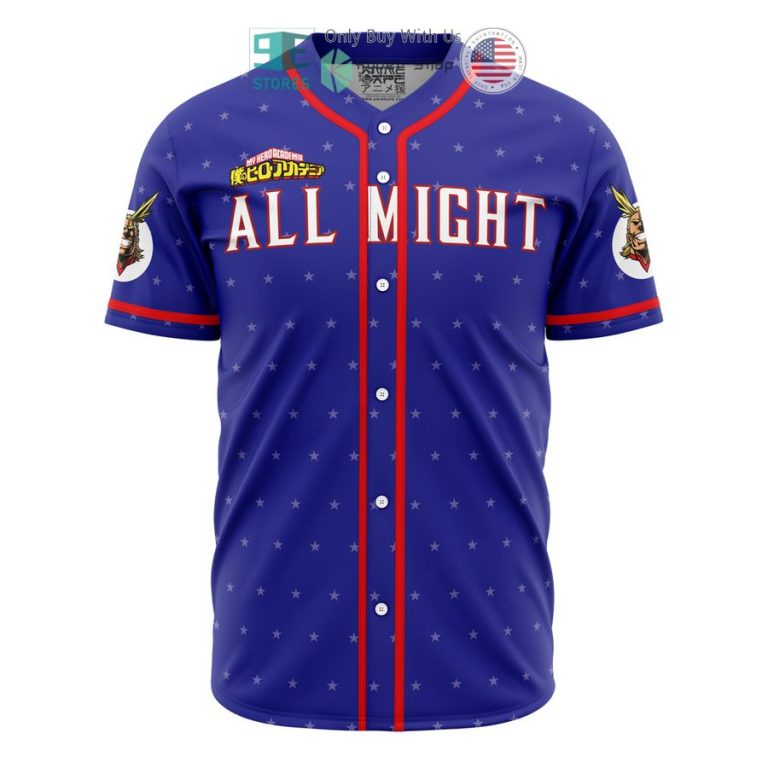 all might my hero academia baseball jersey 1 46159