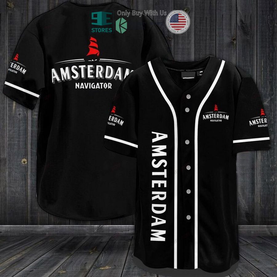 amsterdam navigator logo black baseball jersey 1 76327