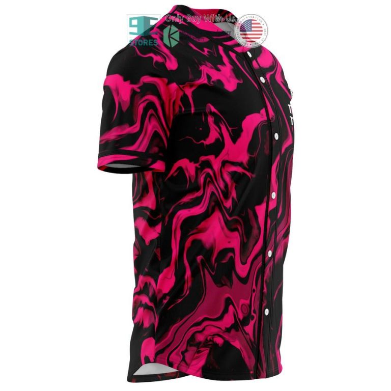 anti techno techno club pink black baseball jersey 3 49025