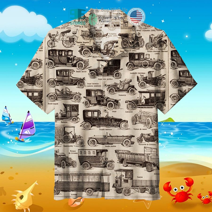 antique vehicle hawaiian shirt 1 34130
