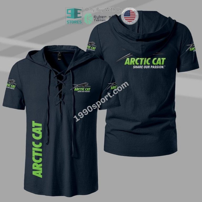 arctic cat brand drawstring shirt 3 50881