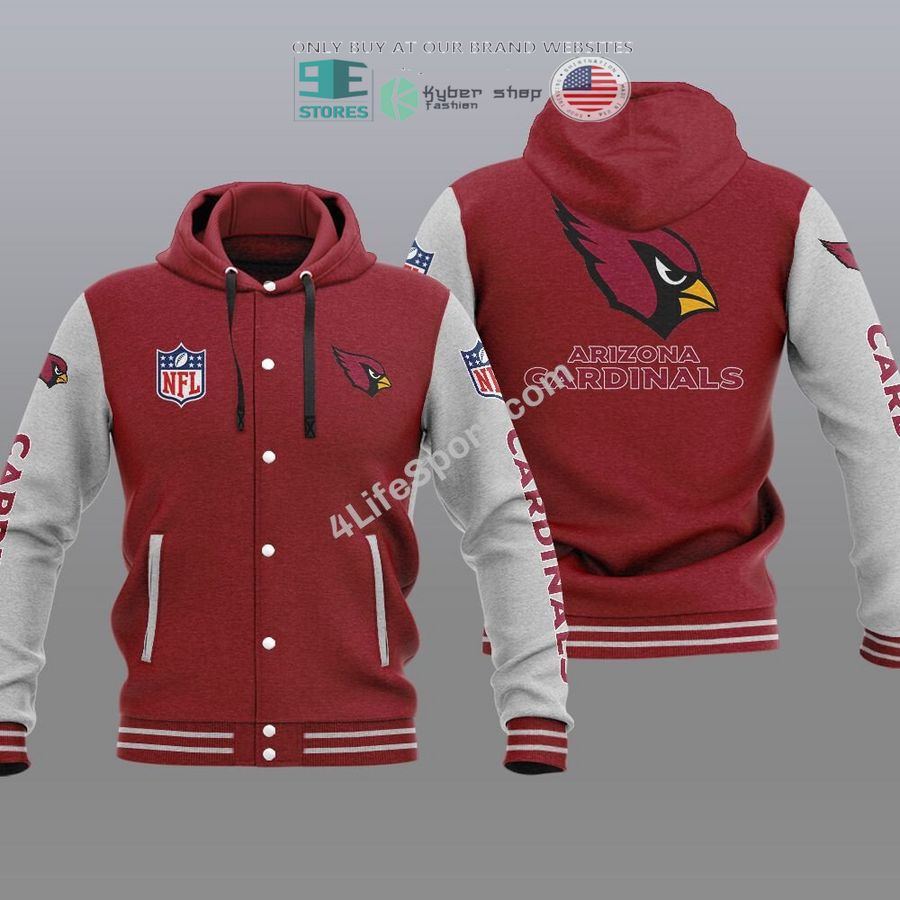 arizona cardinals baseball hoodie jacket 1 47118