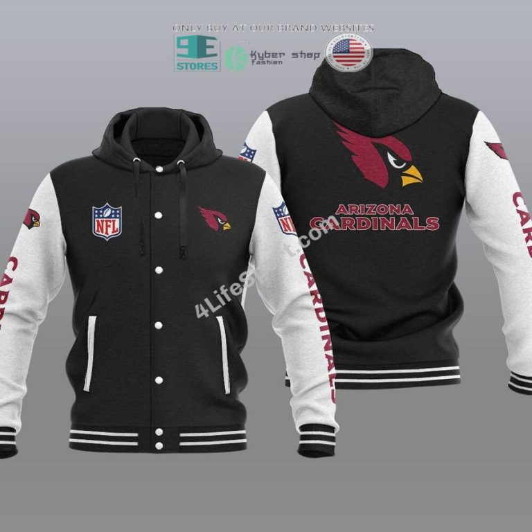 arizona cardinals baseball hoodie jacket 3 81549