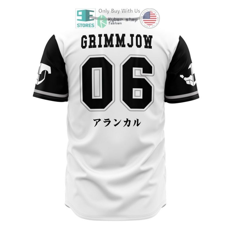 arrancars grimmjow bleach baseball jersey 3 3209