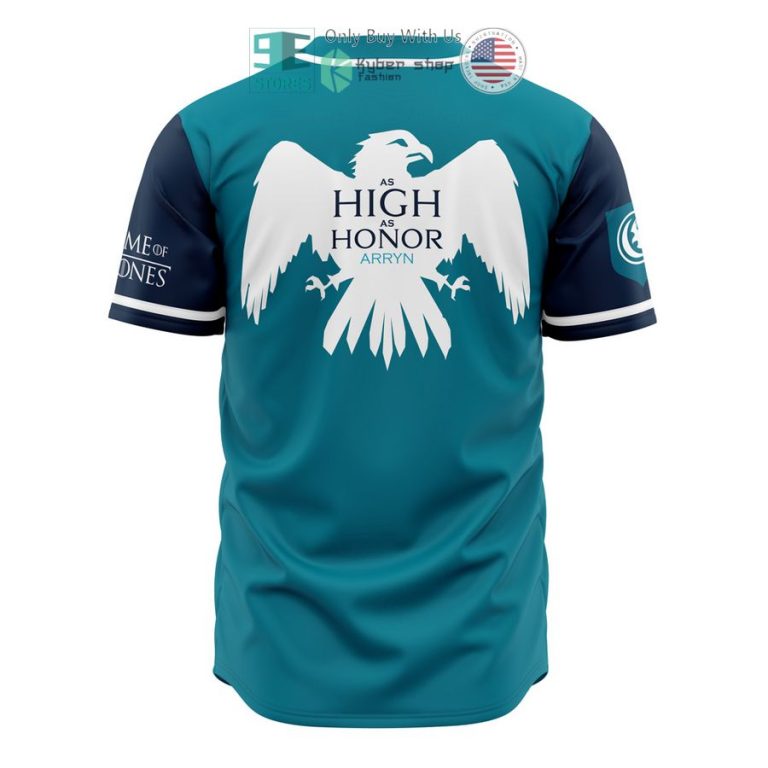 arryns of eyrie game of thrones baseball jersey 3 44648