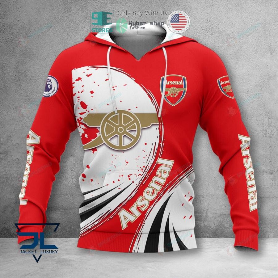 arsenal f c logo 3d polo shirt hoodie 2 68705