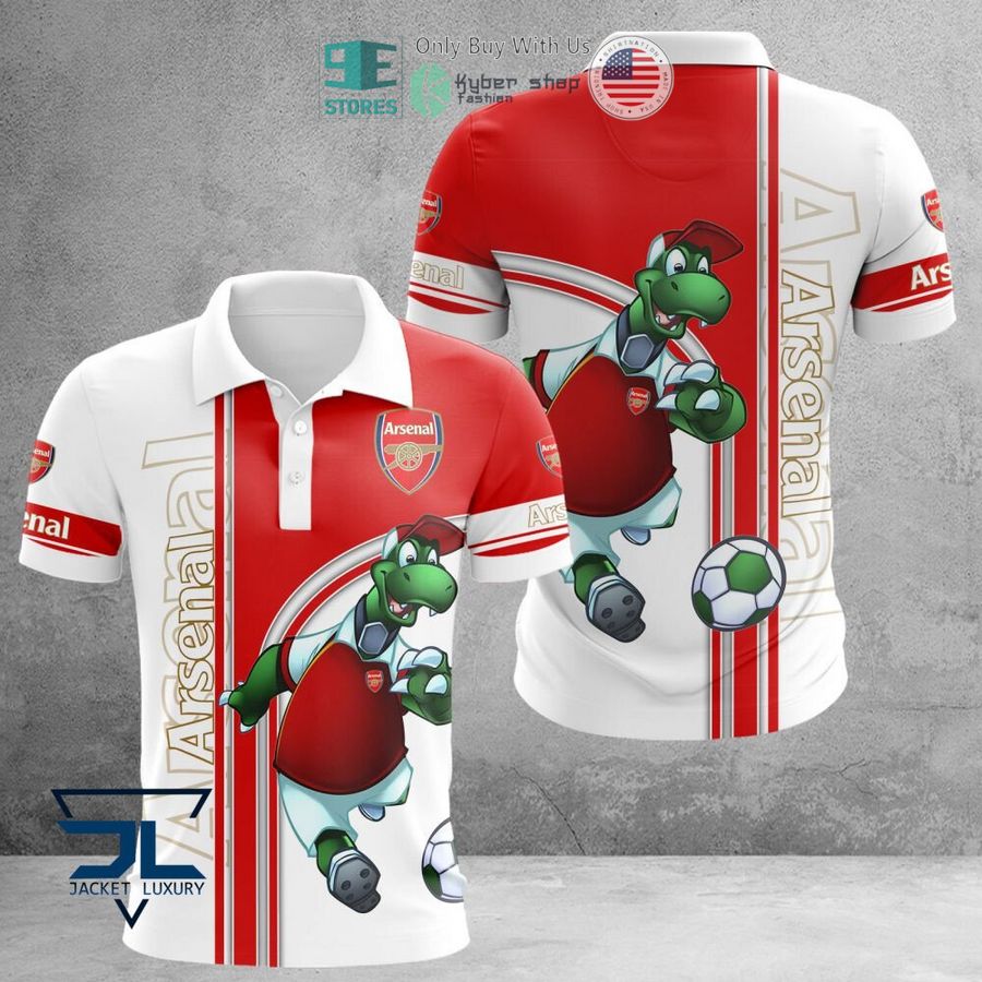 arsenal f c mascot 3d polo shirt hoodie 1 55009