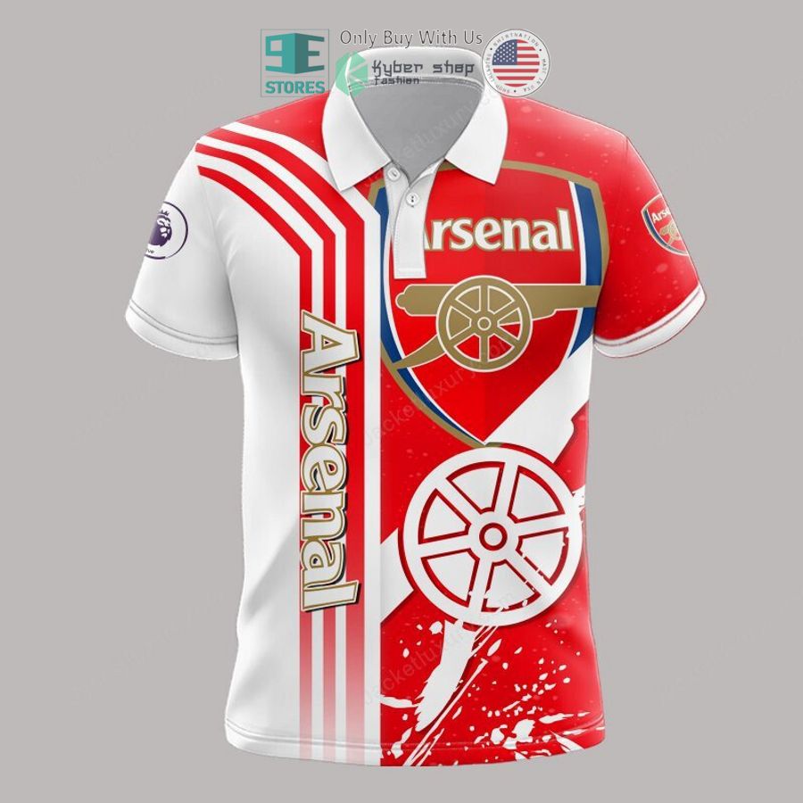 arsenal f c white red 3d polo shirt hoodie 1 38617