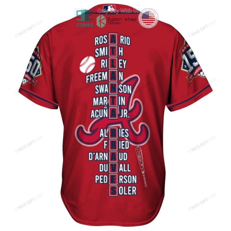 atlanta braves 2021 world series champions red baseball jersey 2 73579