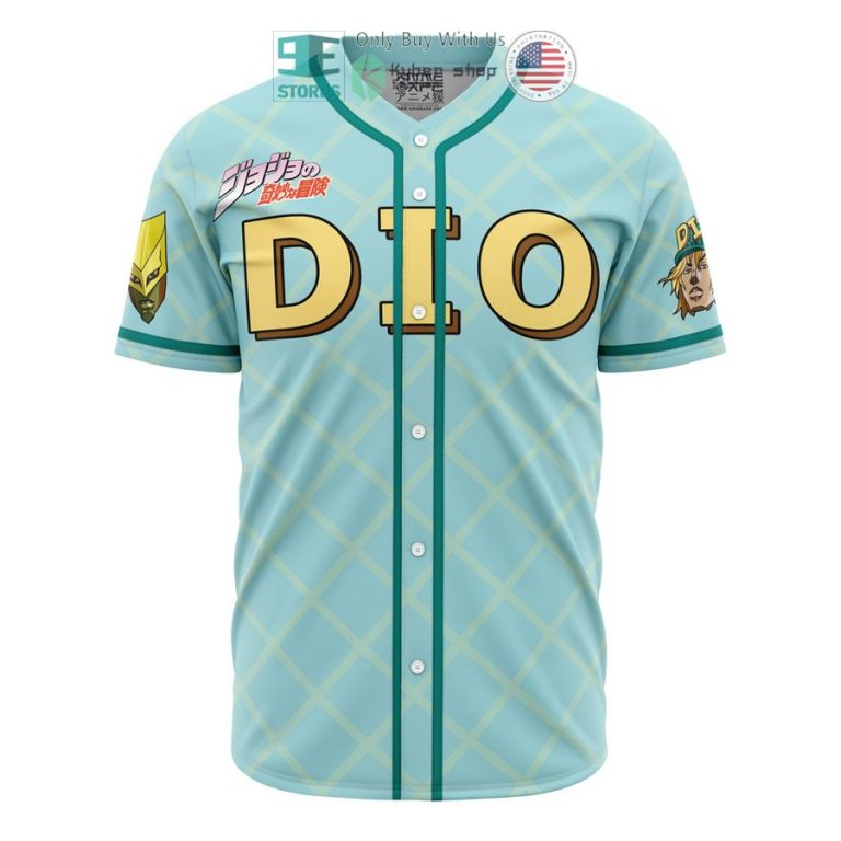 auratic dio jojos bizarre adventure baseball jersey 1 78045