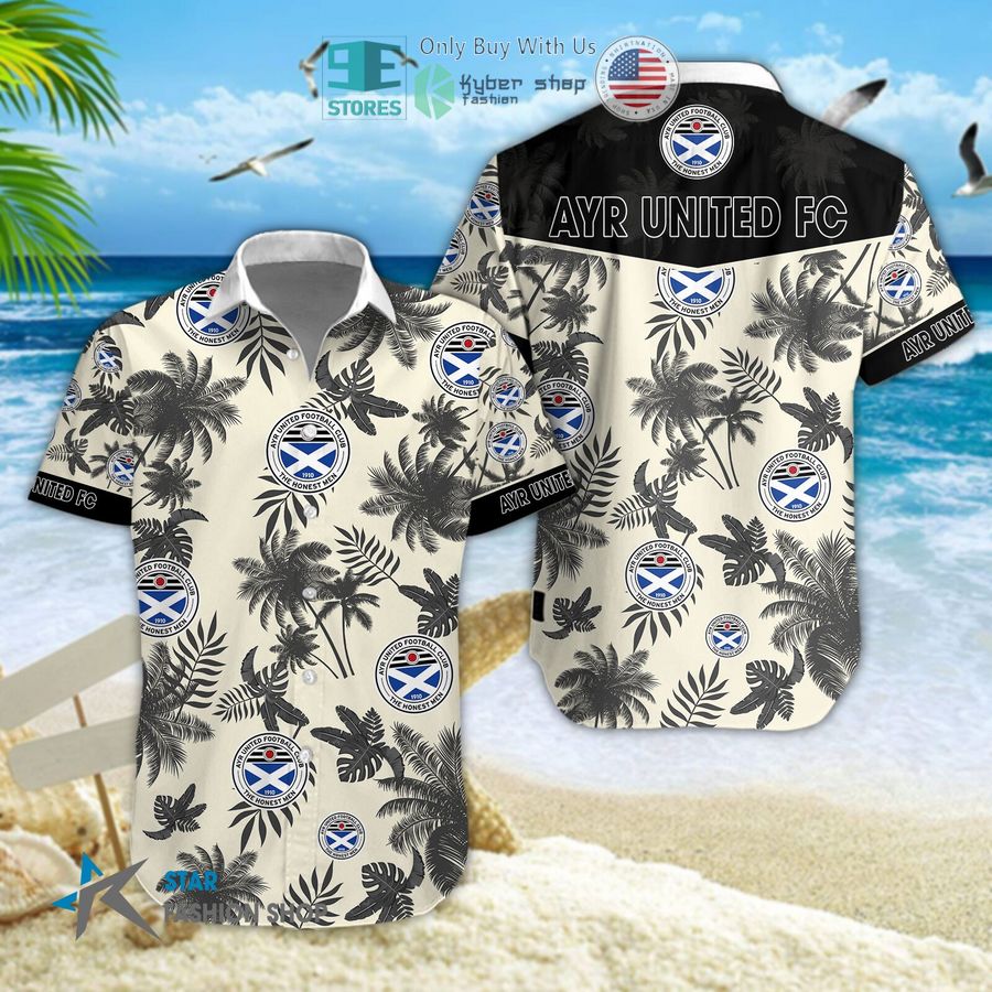 ayr united f c hawaiian shirt shorts 1 3041