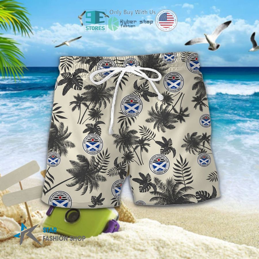 ayr united f c logo palm tree hawaiian shirt shorts 2 598