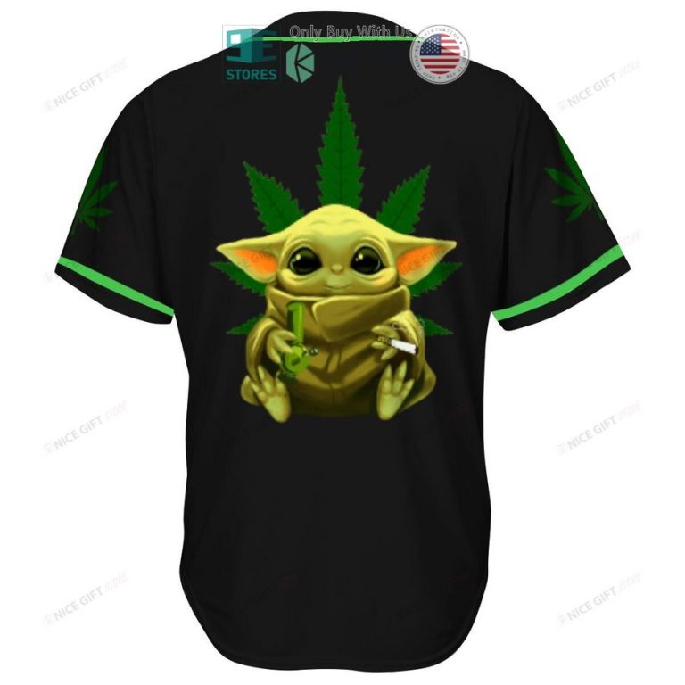 baby yoda weed just hit it black baseball jersey 3 30980