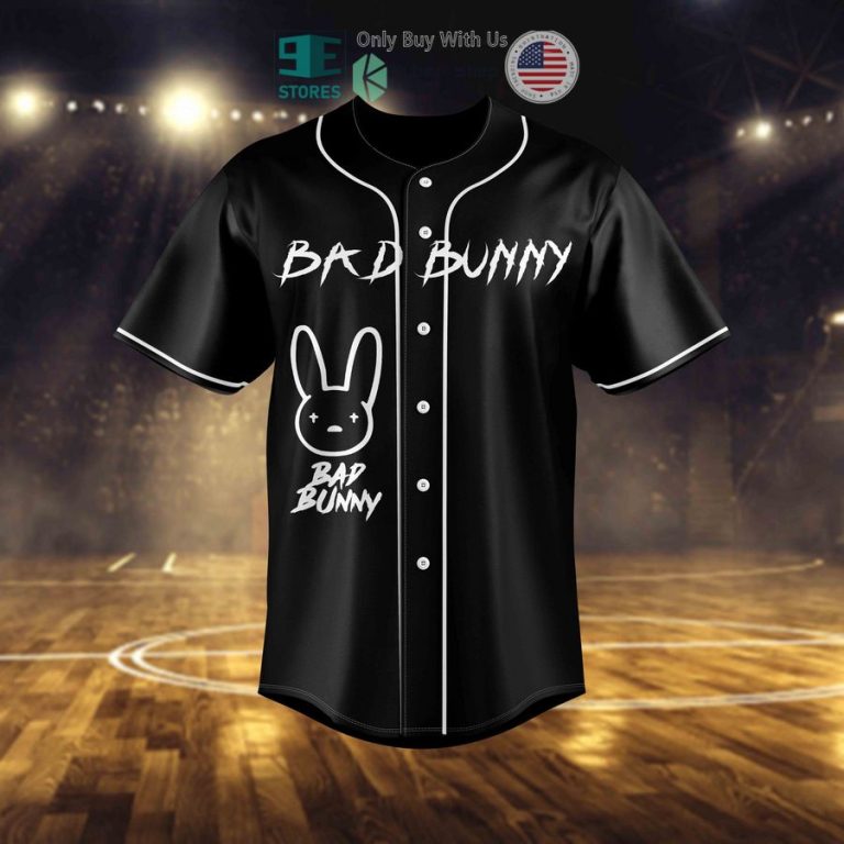 bad bunny black baseball jersey 3 67755