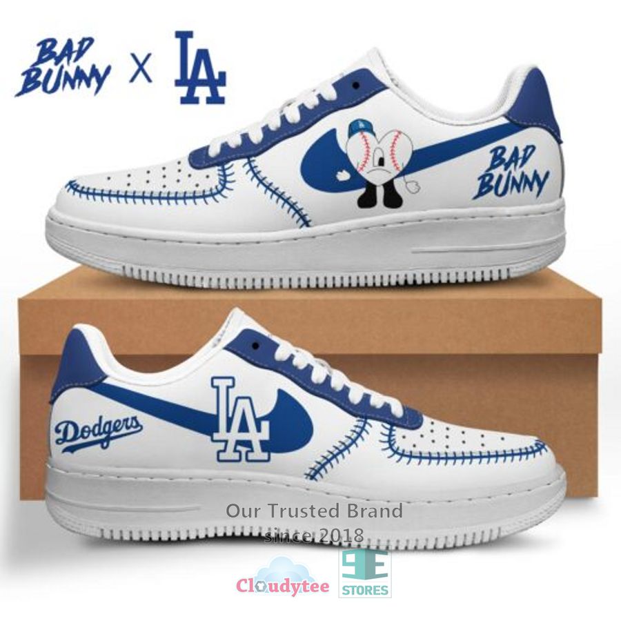 bad bunny los angeles dodgers nike air force shoes 1 70217