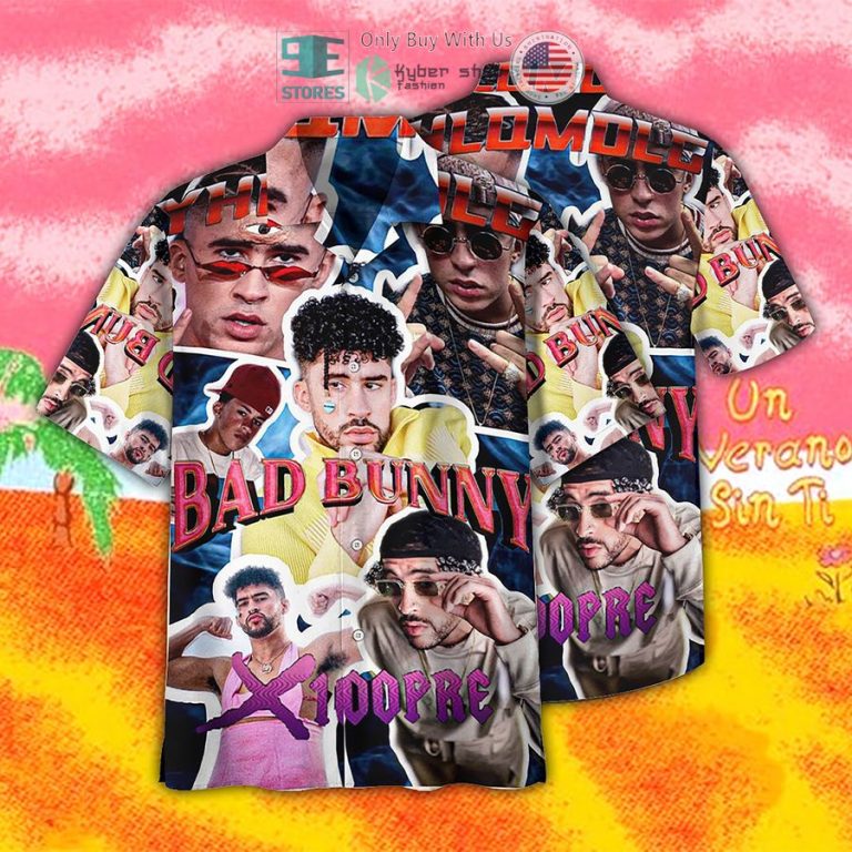 bad bunny tour 2022 vintage hawaiian shirt 1 72535