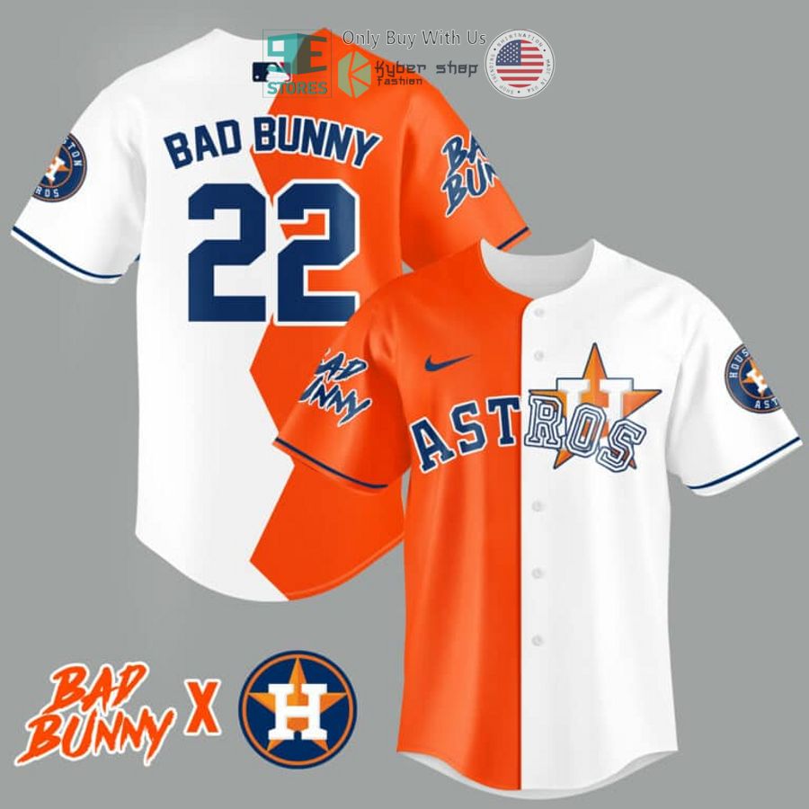 bad bunny x houston astros baseball jersey 1 40634