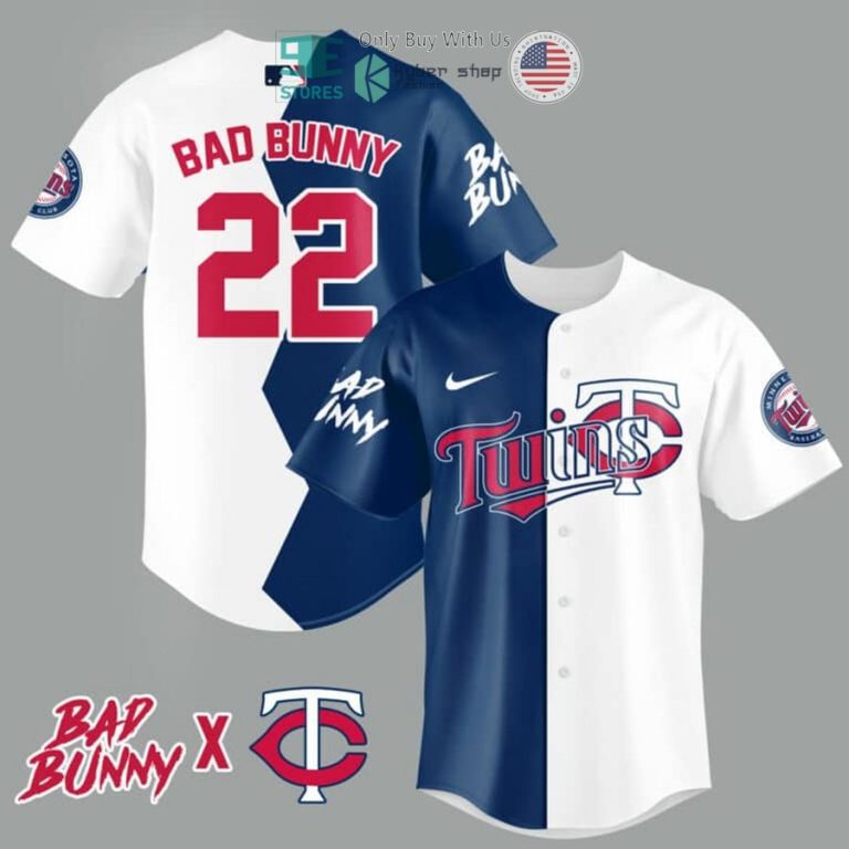 bad bunny x minnesota twins baseball jersey 1 79958