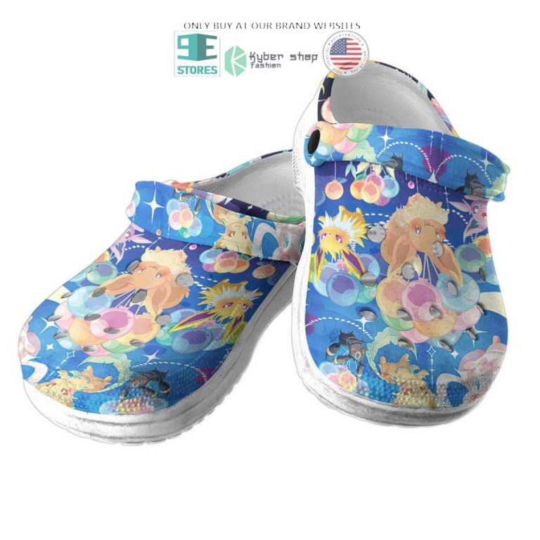 balloon eevee blue crocs crocband shoes 3 65624