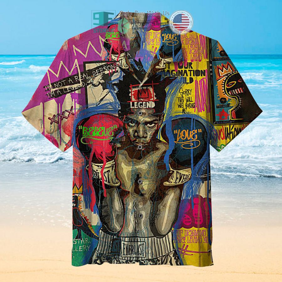 basquiat samo boxing self legend hawaiian shirt 1 9531