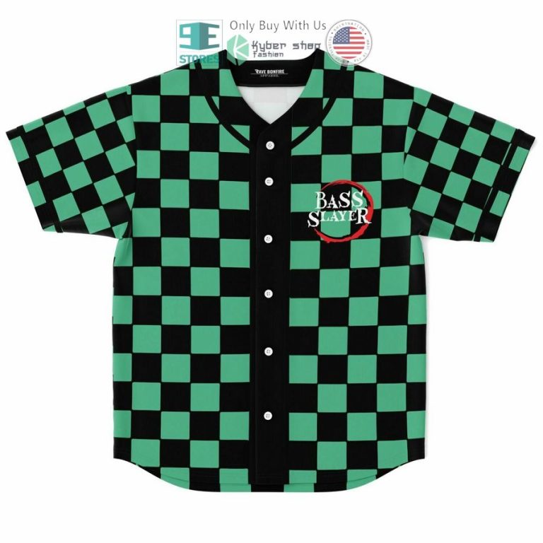 bass slayer kamado tanjiro costume baseball jersey 1 64158