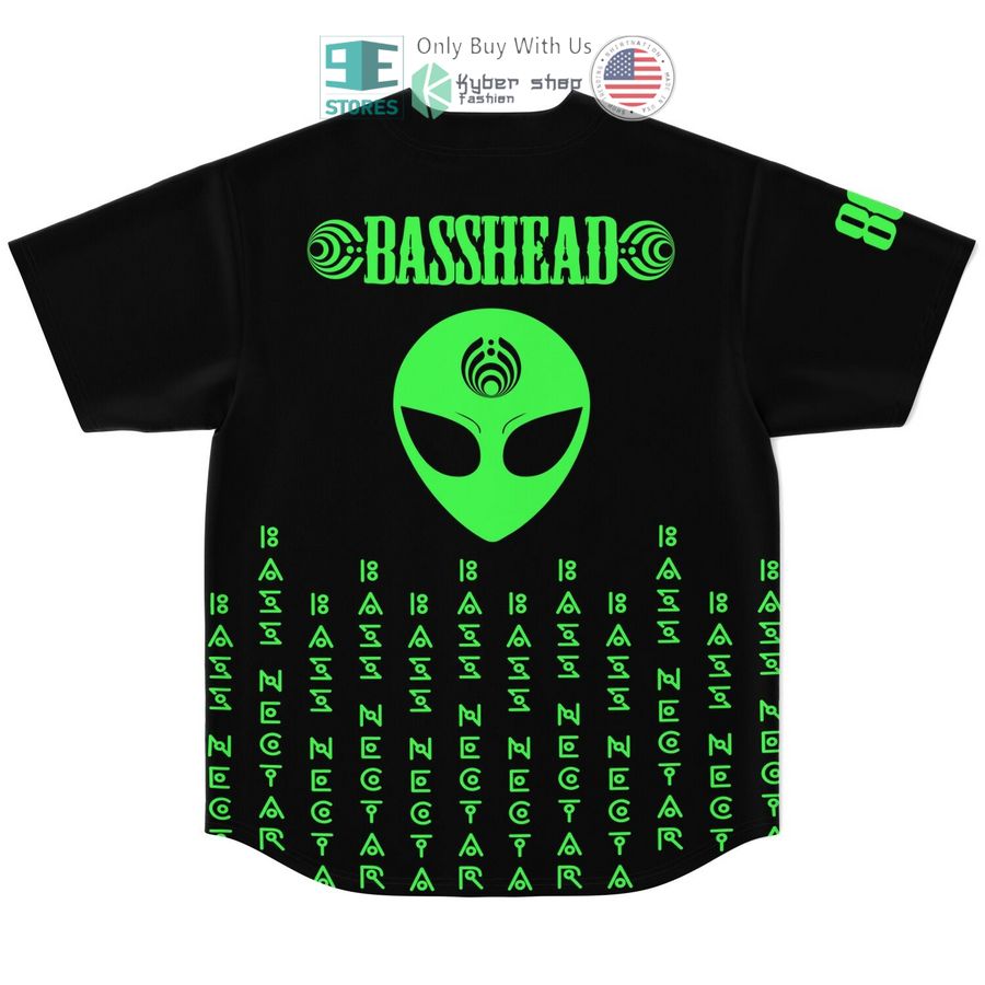 basshead black green baseball jersey 2 96076